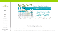 Desktop Screenshot of naturalorganicbody.com